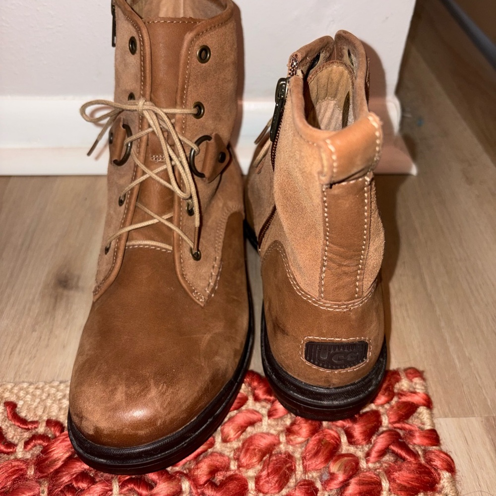UGG Tan and Brown Winter Boots